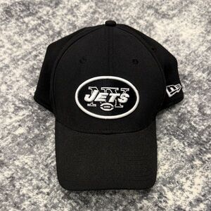New Era Black Jets Logo Cap